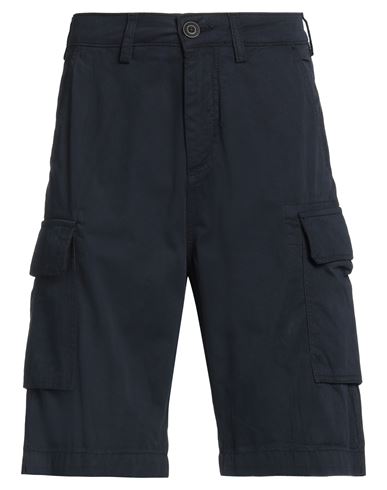 CLARK CLARK MAN SHORTS & BERMUDA SHORTS MIDNIGHT BLUE SIZE 28 COTTON, ELASTANE 