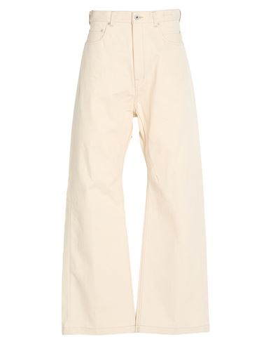 Rick Owens Man Jeans Cream Size 29 Cotton In White