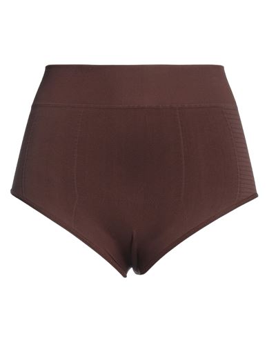 Rick Owens Woman Shorts & Bermuda Shorts Dark Brown Size M Polyamide, Elastane In Brown