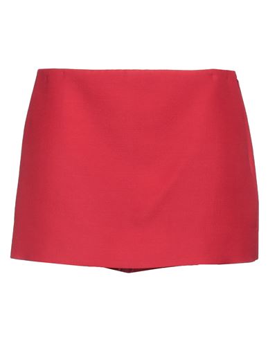 Valentino Garavani Woman Shorts & Bermuda Shorts Red Size 4 Virgin Wool, Silk