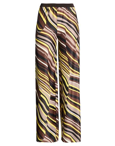 Maliparmi Malìparmi Woman Pants Chocolate Brown Size 6 Polyester, Elastane In Brown