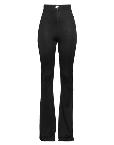 Area Woman Pants Black Size M Viscose, Elastane