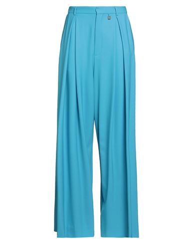 Giuseppe Di Morabito Woman Pants Azure Size 6 Virgin Wool, Elastane In Blue