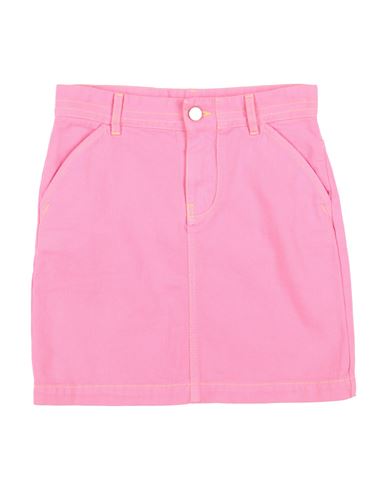 Jacquemus Toddler Girl Denim Skirt Pink Size 6 Cotton In Pink