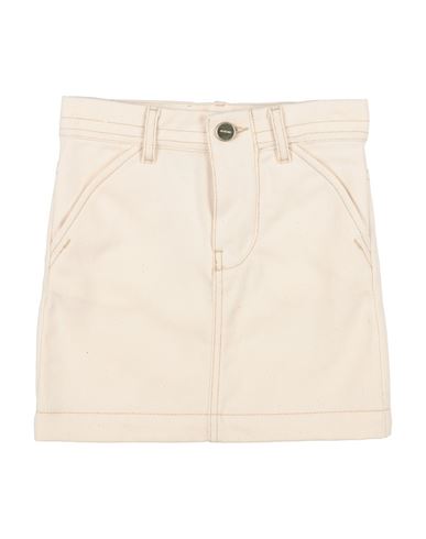 Jacquemus Toddler Girl Denim Skirt Beige Size 5 Cotton In Beige