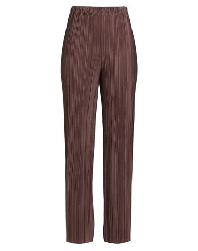 Kartika Woman Pants Chocolate Brown Size 2 Polyester In Brown