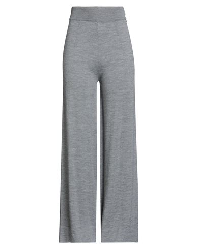 Ottod'ame Woman Pants Grey Size 10 Virgin Wool, Acrylic In Gray