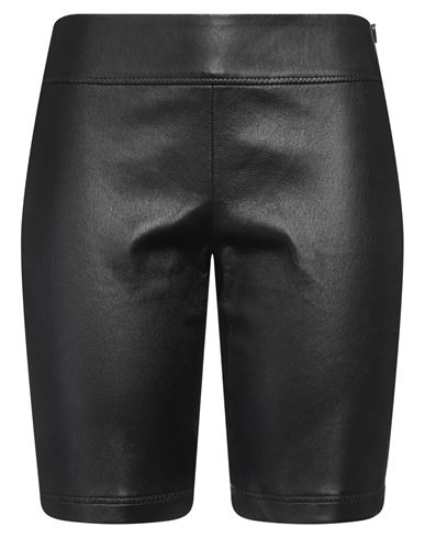 Loewe Woman Shorts & Bermuda Shorts Black Size M Lambskin, Polyamide, Polyethylene, Elastane In Black