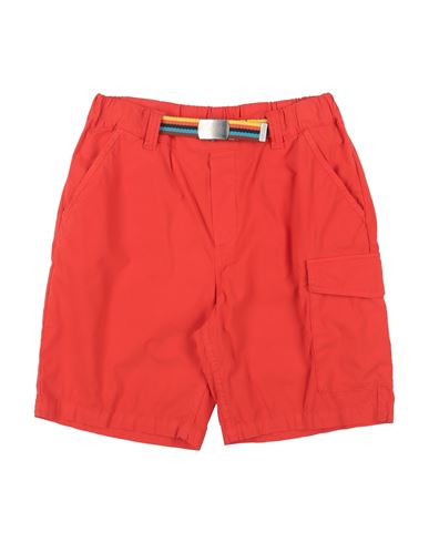PAUL SMITH PAUL SMITH JUNIOR TODDLER BOY SHORTS & BERMUDA SHORTS RED SIZE 6 COTTON, ELASTANE 