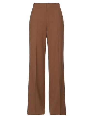 Windsor . Woman Pants Brown Size 12 Recycled Polyester, Viscose, Elastane