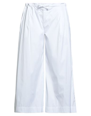 Bagutta Woman Pants White Size L Cotton, Polyamide, Elastane