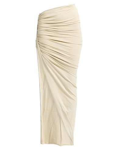 Rick Owens Drkshdw Drkshdw By Rick Owens Woman Maxi Skirt Beige Size L Cotton