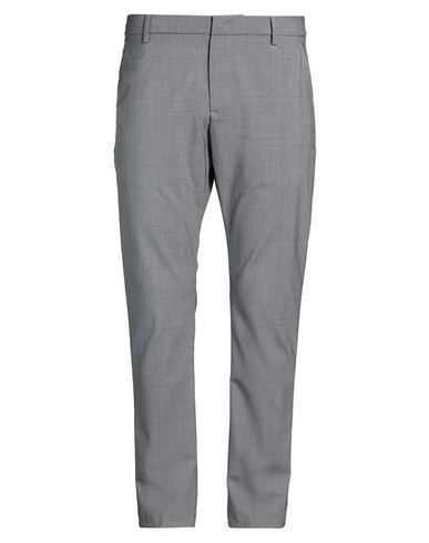 Dondup Man Pants Grey Size 34 Virgin Wool, Elastane In Gray