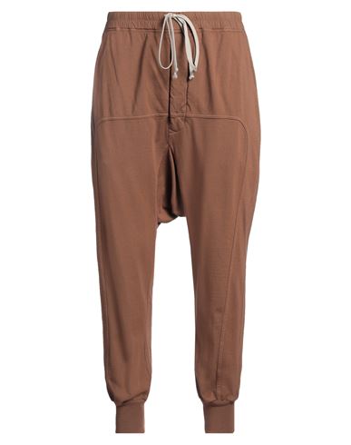 Rick Owens Drkshdw Drkshdw By Rick Owens Man Pants Brown Size L Cotton In Brown