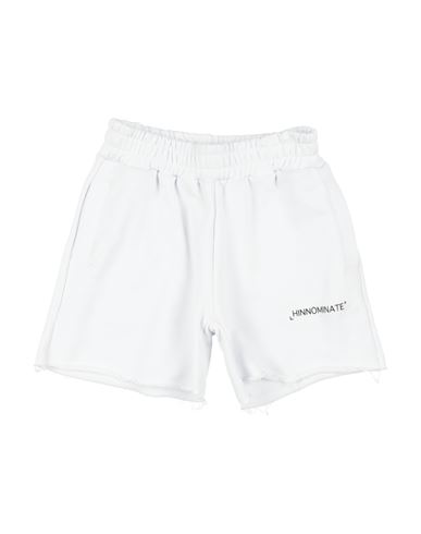 HINNOMINATE HINNOMINATE TODDLER BOY SHORTS & BERMUDA SHORTS WHITE SIZE 6 COTTON 