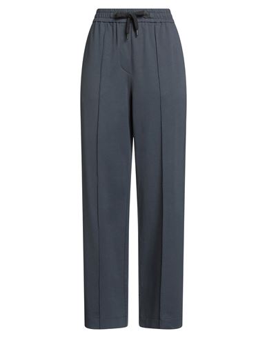 Brunello Cucinelli Woman Pants Navy Size L Cotton, Elastane, Brass
