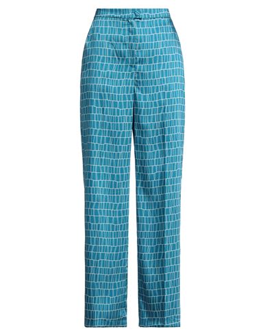 Emme By Marella Woman Pants Deep Teal Size 12 Polyester In Green