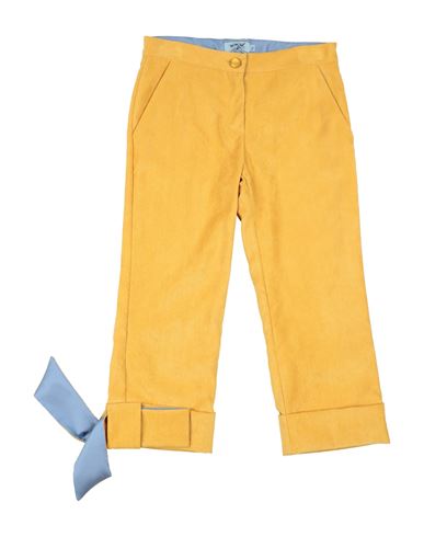 Mimisol Toddler Girl Pants Yellow Size 6 Polyester, Nylon, Elastane, Viscose, Silk In Yellow