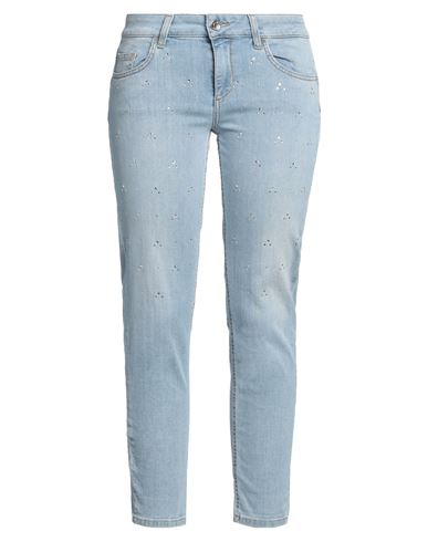 Liu •jo Woman Jeans Blue Size 25 Cotton, Elastane