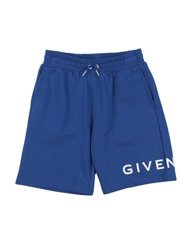 Givenchy Toddler Boy Shorts & Bermuda Shorts Blue Size 5 Cotton, Polyester In Blue