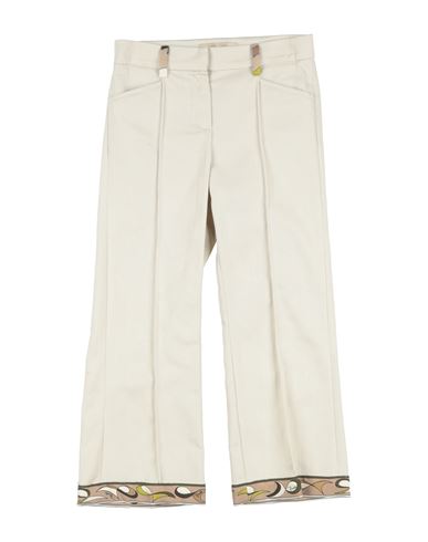 Pucci Toddler Girl Pants Beige Size 6 Cotton In Beige
