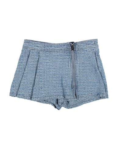 Givenchy Toddler Girl Denim Shorts Blue Size 5 Cotton In Blue