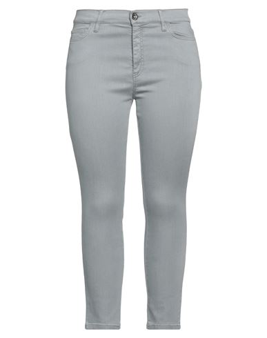 Marella Sport Woman Jeans Light Grey Size 14 Lyocell, Cotton, Polyester, Elastane In Grey