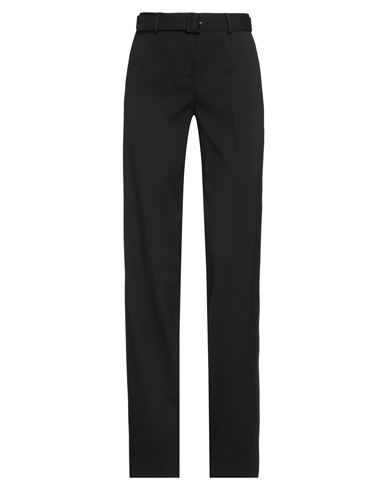 Lardini Woman Pants Black Size 4 Polyester, Wool, Elastane In Black