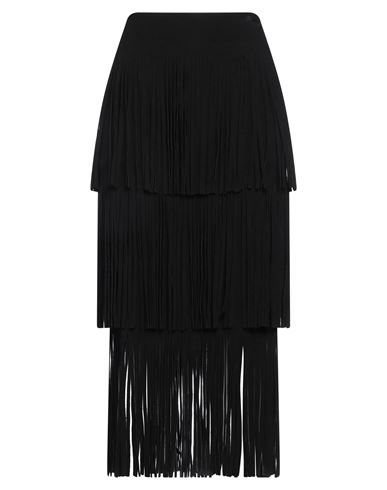 PHILOSOPHY DI LORENZO SERAFINI PHILOSOPHY DI LORENZO SERAFINI WOMAN MIDI SKIRT BLACK SIZE 8 VISCOSE, POLYESTER 