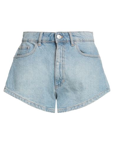 Chiara Ferragni Woman Denim Shorts Blue Size 27 Cotton, Elastane In Blue
