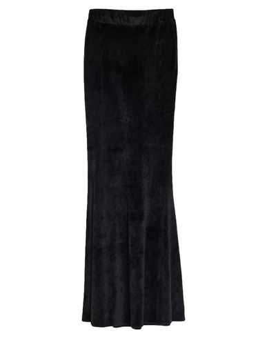 Gcds Woman Maxi Skirt Black Size L Polyester, Elastane In Black