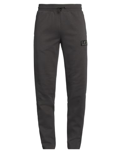 Ea7 Man Pants Lead Size Xxl Cotton, Polyester, Elastane In Grey