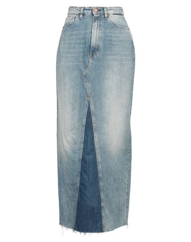 3x1 Nyc Woman Denim Skirt Blue Size 30 Cotton In Blue