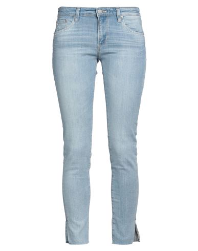 Ag Jeans Woman Jeans Blue Size 25 Cotton, Polyester, Elastane In Blue