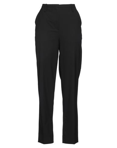 Ganni Woman Pants Black Size 4 Ecovero Viscose, Recycled Polyester, Elastane, Polyester In Black
