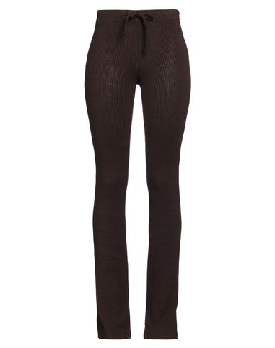 Siedres Siedrés Woman Pants Chocolate Brown Size M Ecovero Viscose, Elastane In Brown
