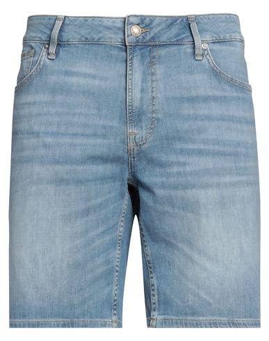 Guess Man Denim Shorts Blue Size 32 Cotton, Lyocell, Elastomultiester, Elastane In Blue