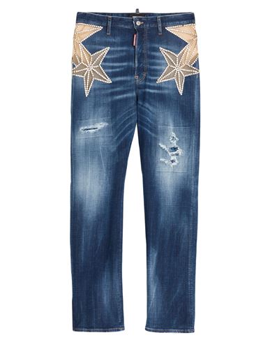 Dsquared2 Regular Fit Jeans With Jewels In Black