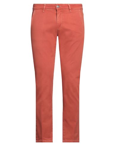 Moro Man Pants Rust Size 38 Cotton, Elastane In Red