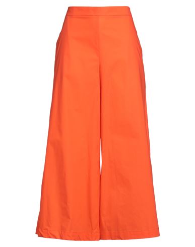 Sundek Woman Pants Orange Size L Cotton In Orange