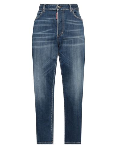 Dsquared2 Woman Jeans Blue Size 8 Cotton, Elastane In Blue