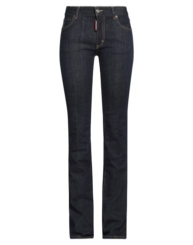 Dsquared2 Woman Jeans Blue Size 4 Cotton, Elastane In Blue