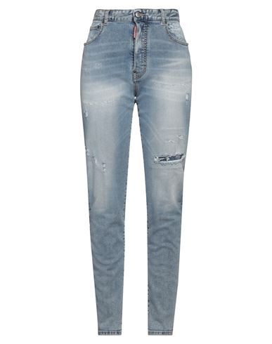 Shop Dsquared2 Woman Jeans Blue Size 6 Cotton, Elastane