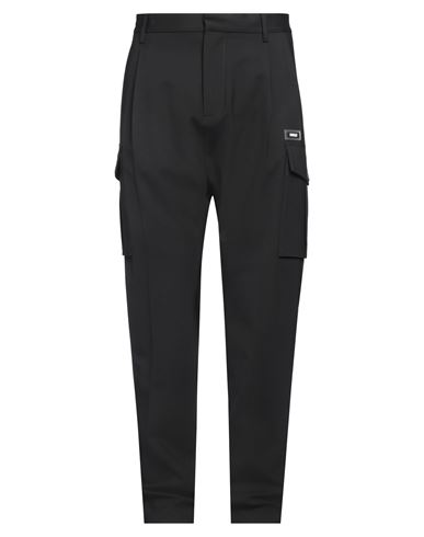 DSQUARED2 DSQUARED2 MAN PANTS BLACK SIZE 38 VIRGIN WOOL, ELASTANE 