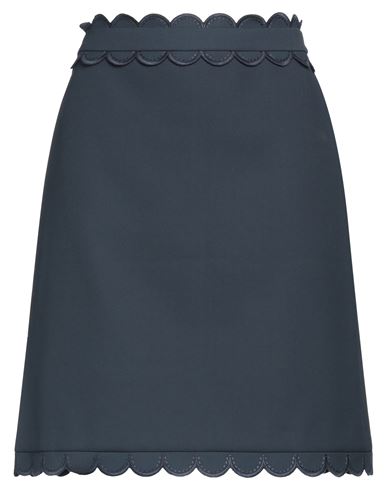 MAISON COMMON MAISON COMMON WOMAN MINI SKIRT MIDNIGHT BLUE SIZE 8 COTTON 