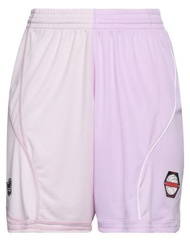 MARTINE ROSE MARTINE ROSE WOMAN SHORTS & BERMUDA SHORTS LILAC SIZE M POLYESTER 