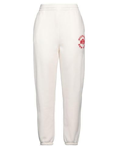 Tommy Hilfiger Woman Pants Beige Size L Cotton In White
