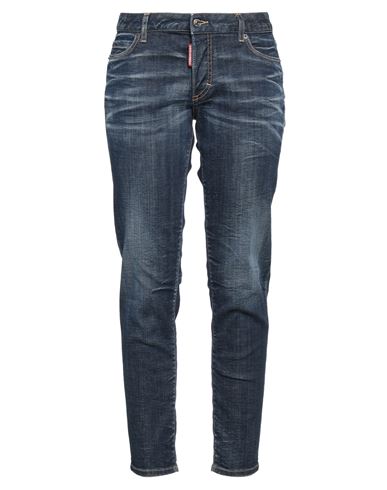 Shop Dsquared2 Woman Jeans Blue Size 6 Cotton, Elastane