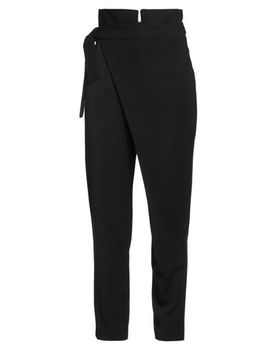 Alessia Santi Woman Pants Black Size 6 Polyester, Viscose, Elastane In Black