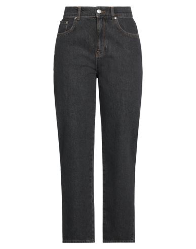 Moschino Jeans Woman Jeans Black Size 28 Cotton In Black
